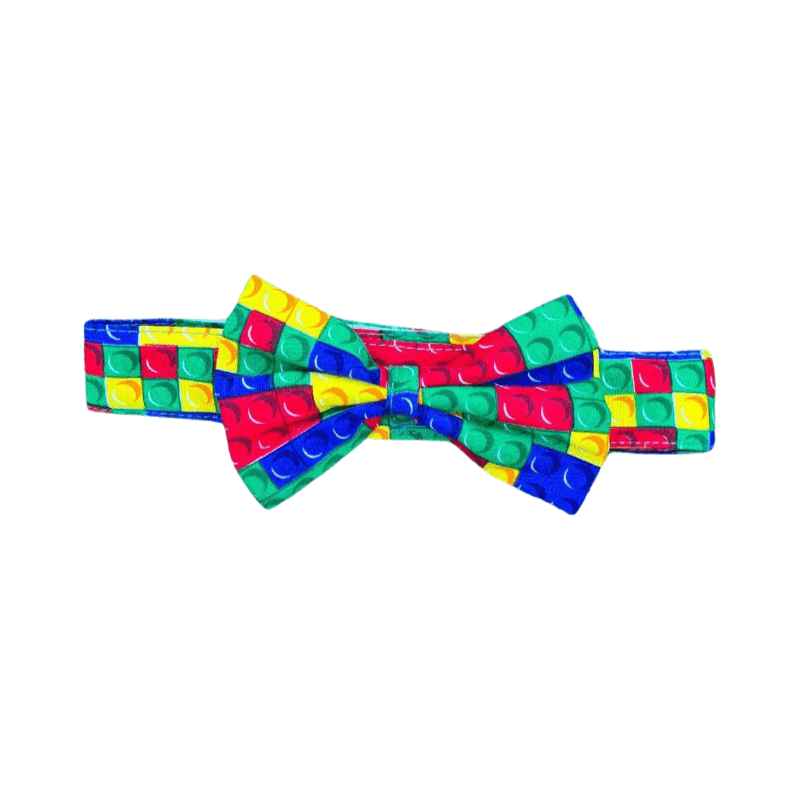 Playtime Blocks Cotton Bow Tie
