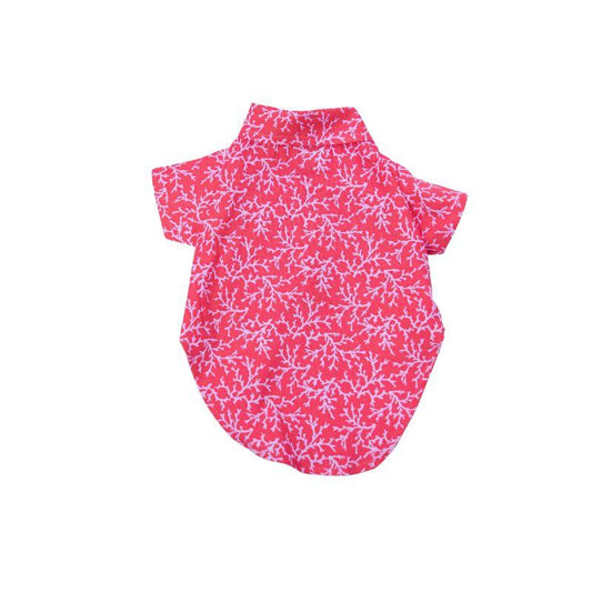 Pink Coral Two Button Shirt