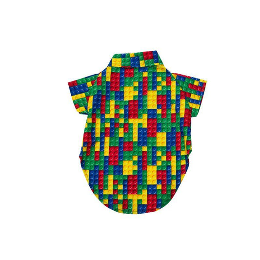 Playtime Blocks Two Button Shirt