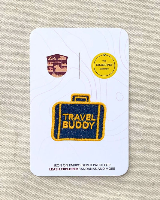 Travel Buddy Embroidered Patch
