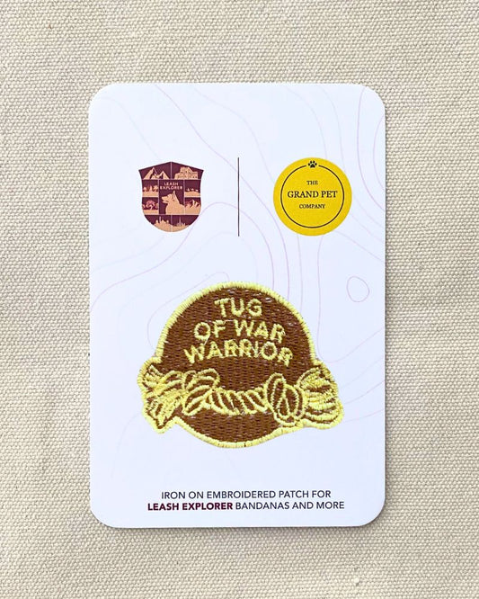 Tug of War Warrior Embroidered Patch