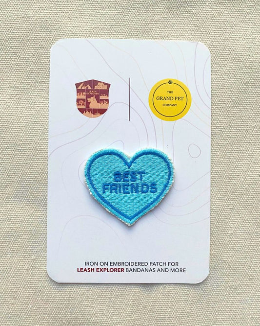 Best Friends embroidered pet patch from The Grand Pet Company Dubai