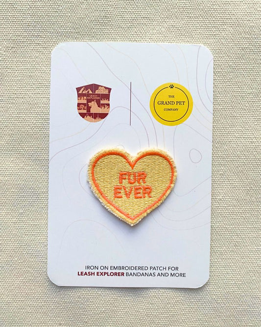 Fur Ever embroidered pet patch from The Grand Pet Company Dubai