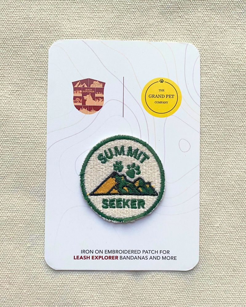 Summit Seeker embroidered pet patch from The Grand Pet Company Dubai