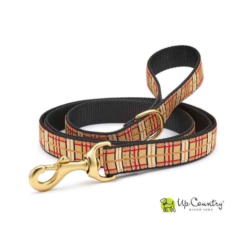 Up-Country Plaid Dog Lead