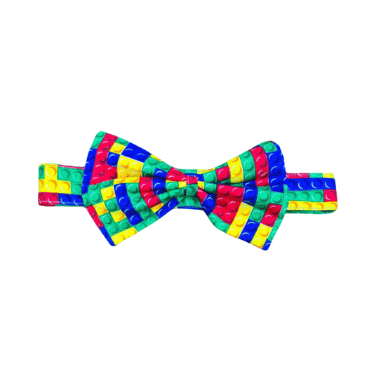 Playtime Blocks Cotton Bow Tie