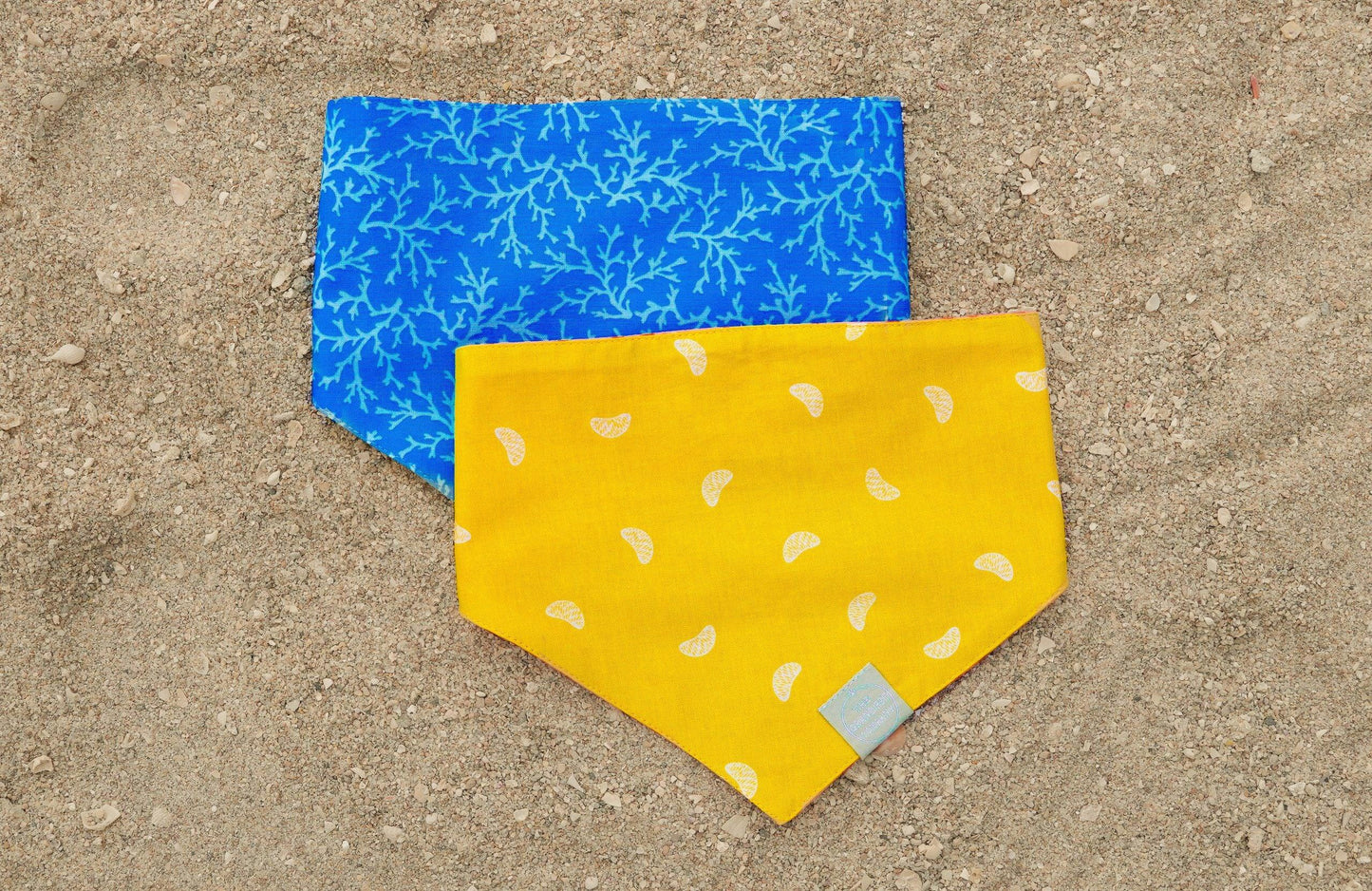 Blue Coral Lemonade Reversible Bandana