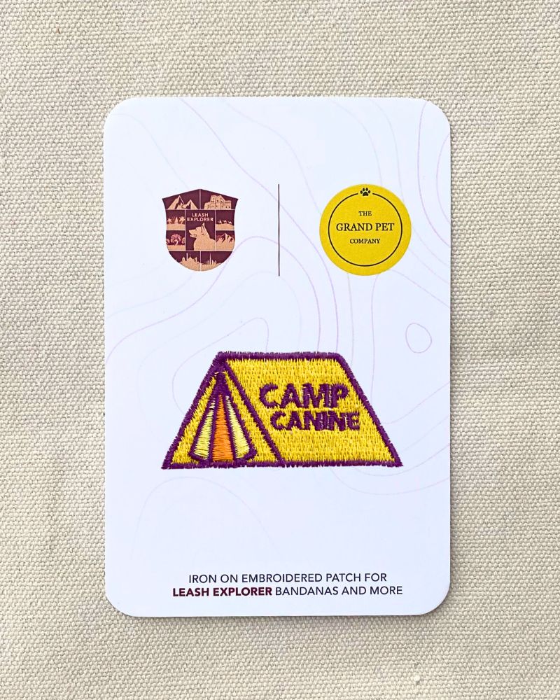 Camp Canine Embroidered Patch