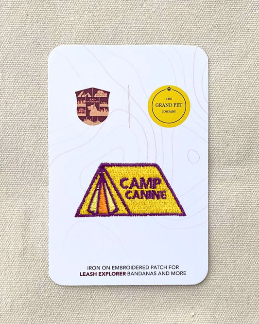 Camp Canine Embroidered Patch