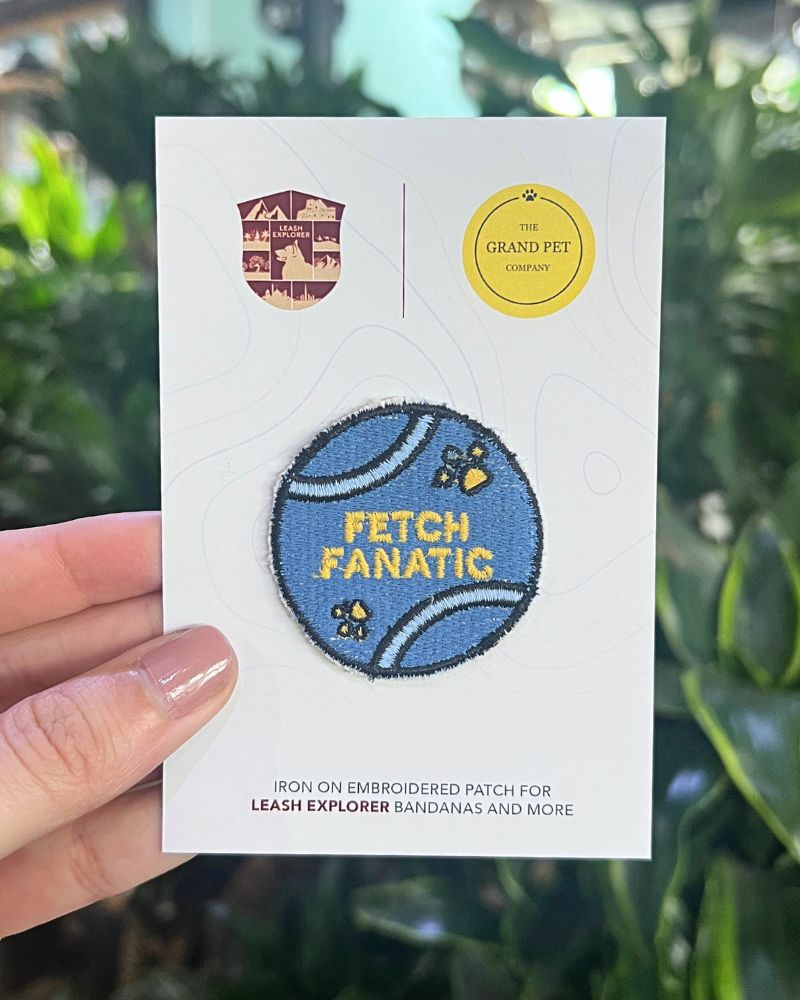 Fetch Fanatic Iron-On Embroidered Patch