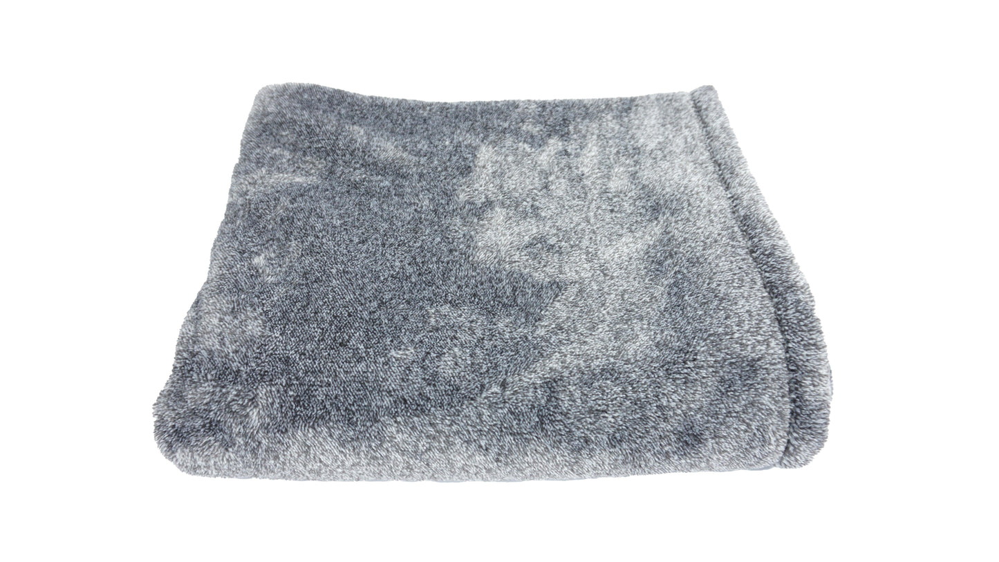 Husky Grey Speckled Fur Blanket