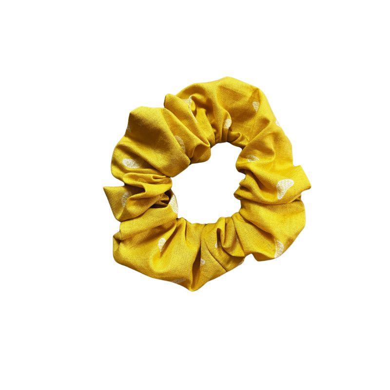 Lemonade Handmade Cotton Scrunchie