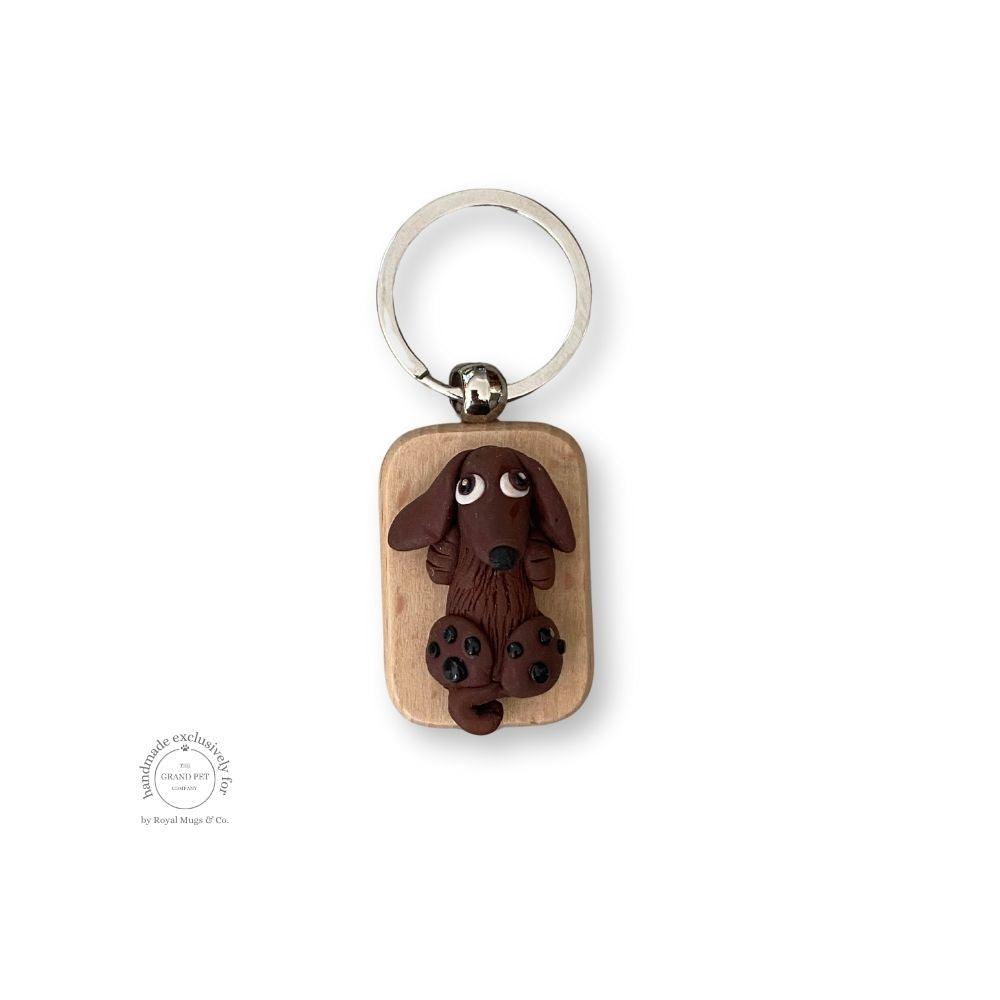 Mini Dachshund Keyring