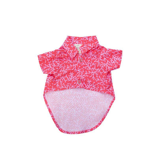 Pink Coral Two Button Shirt