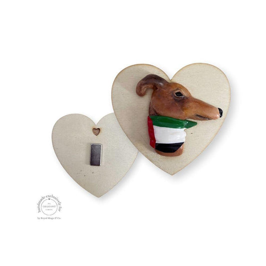 Saluki Love Magnet