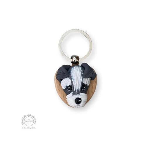 Schnauzer Keyring