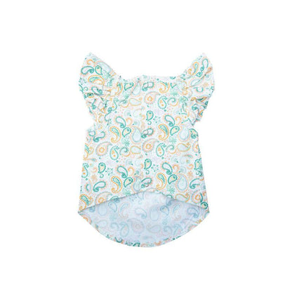 Summer Paisley Pinafore Dress