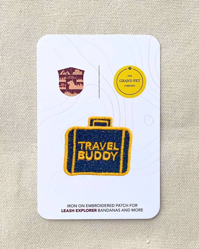 Travel Buddy Embroidered Patch