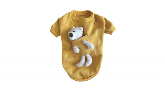 Yellow Teddy Bear Tee - Yellow, Extra Extra Large