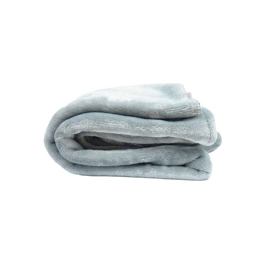 Pit Blue Fleece and Fur Blanket