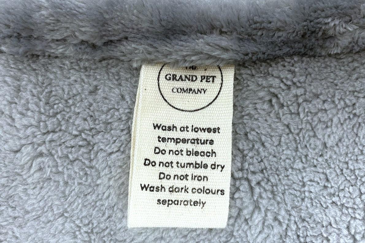 Pit Blue Fleece and Fur Blanket